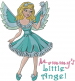Mommys Little Angel embroidery design
