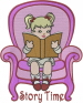 Story Time embroidery design
