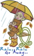 Go Away embroidery design