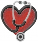 Stethoscope Heart embroidery design