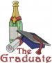 The Graduate embroidery design