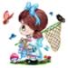 Catching Butterflies embroidery design