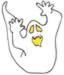 Ghost Outline embroidery design