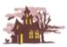 Haunted House embroidery design