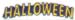 Halloween Text embroidery design