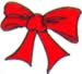 Bow embroidery design