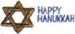 Happy Hanukkah embroidery design