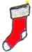 Stocking embroidery design