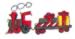 Choo Choo embroidery design