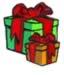 Presents embroidery design