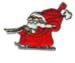 Santa on Sleds embroidery design