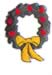 Wreath embroidery design