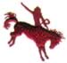 Bucking Horse embroidery design