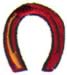 Horseshoe embroidery design