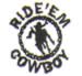 Rideem embroidery design