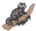 Rocky Raccoon embroidery design