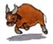 Charging Bull embroidery design