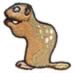 Chipmunk embroidery design