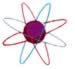 Atom embroidery design