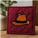 Fedora embroidery design