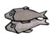 TWO FISH embroidery design