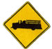 Caution: Firetruck embroidery design