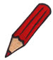 RED PENCIL embroidery design