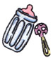 Juvenile embroidery design