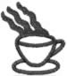 Coffee Cup Outline embroidery design