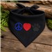 PEACE, LOVE & PUPPIES embroidery design
