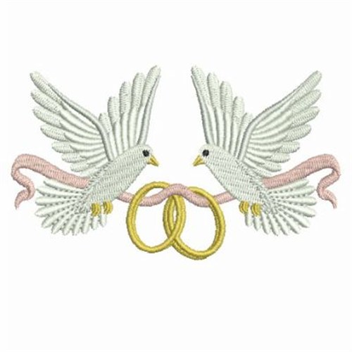 Ace points embroidery design flying dove rings 221 inches h x 374