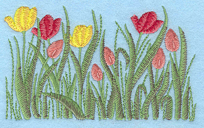  Garden Design Software on Tulip Garden Embroidery Design