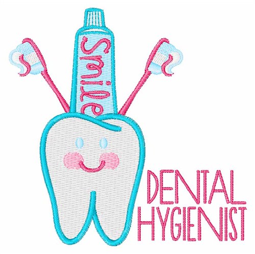 Embroidery patterns embroidery design dental hyienist 344 inches h x