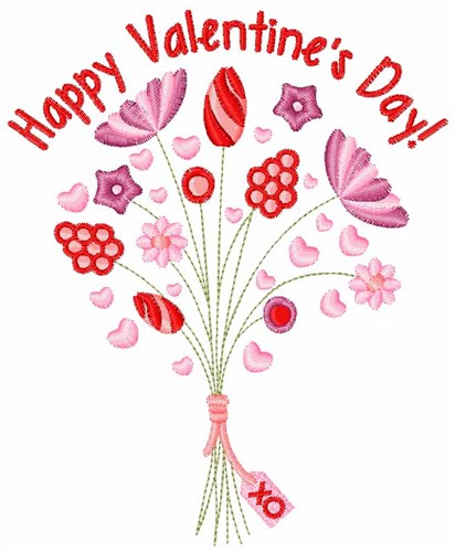 Embroidery Patterns Embroidery Design Happy Valentines Day 400 inches