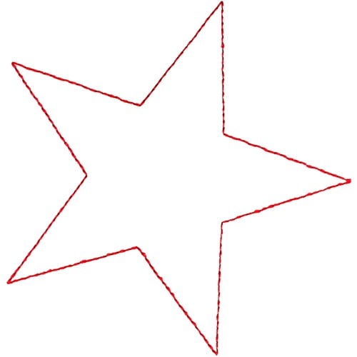 Star Outline Pattern