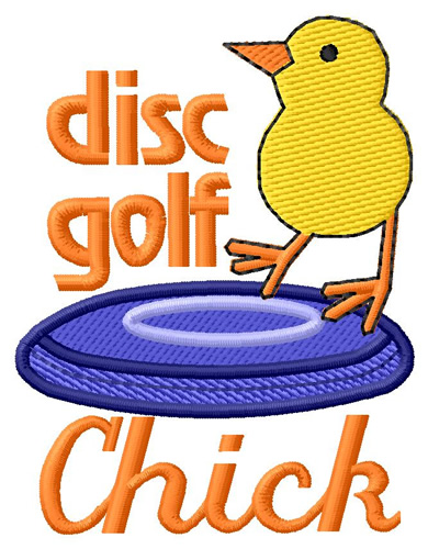 Grand slam designs embroidery design disc golf chick 318 inches h x 2