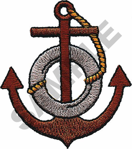 Great notions embroidery design anchor 253 inches h x 225 inches w Great notions embroidery design anchor 253 inches h x 225 inches w