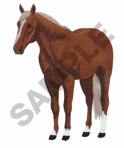 Great notions embroidery design quarter horse 896 inches h x 669