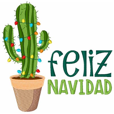 dancing cactus feliz navidad