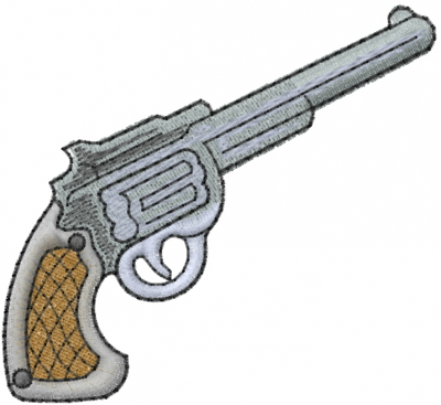 Machine embroidery designs embroidery design pistol gun 254 inches h Machine embroidery designs embroidery design pistol gun 254 inches h