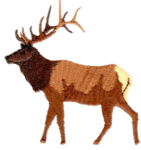 Stitchitize embroidery design elk 309 inches h x 301 inches w Stitchitize embroidery design elk 309 inches h x 301 inches w