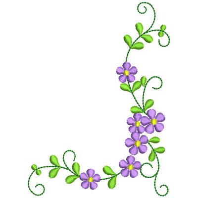 Wind bell embroidery embroidery design floral corner 512 inches h x 3 Wind bell embroidery embroidery design floral corner 512 inches h x 3