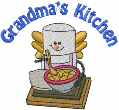 Kitchen Design Online Classes on Grandmas Kitchen Embroidery Design
