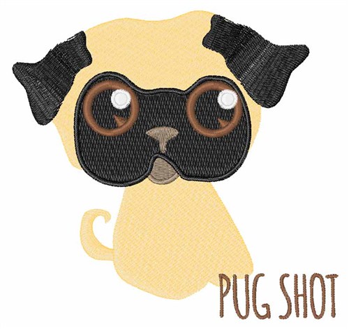 Pug Embroidery Designs