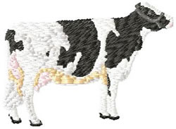 free machine embroidery designs pes format cow