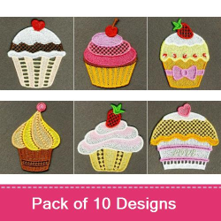 FSL Strawberry Cupcake Embroidery Designs, Machine Embroidery Designs ...