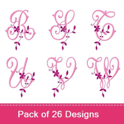 Monogram 57 Embroidery design pack by Gosia Embroidery, Embroidery ...