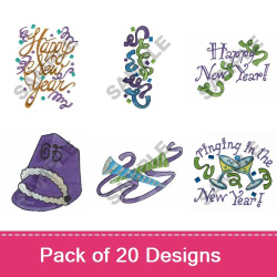 Happy new year embroidery designs machine embroidery designs at Happy new year embroidery designs machine embroidery designs at