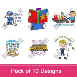 Kids And Fun Embroidery Design Pack By Great Notions Sayings