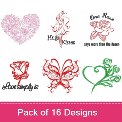 Love badge embroidery designs machine embroidery designs at
